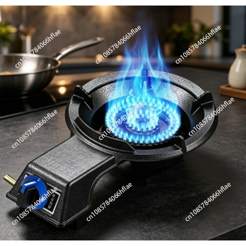 Commercial Kitchen Burner - เตาแก๊สหัวเดียว ทนความร้อนสูง ประหยัดพลังงาน ให้เปลวไฟแรง สำหรับใช้ในครัวเรือนและร้านอาหาร