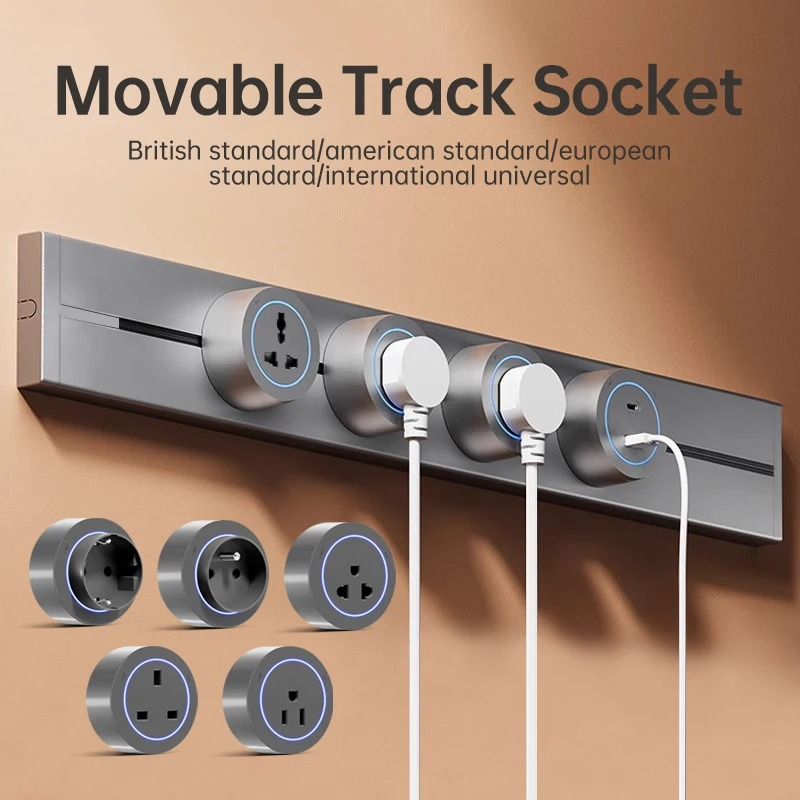 Commercial Kitchen Table - ซ่อนผนัง SOCKET Power Rail 40 ซม.50