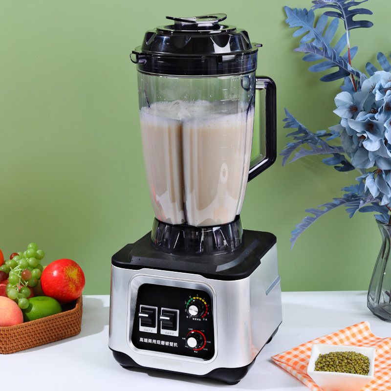 Commercial Blender Heavy Duty - เครื่องปั่นความเร็วสูงเชิงพาณิชย์ ความจุ 6 ลิตร สำหรับทำนมถั่วเหลือง สมูทตี้