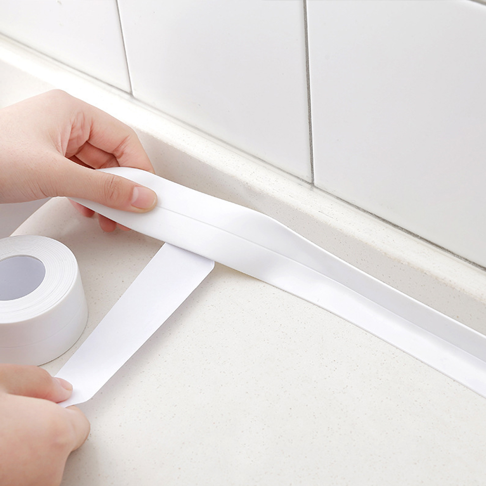 Commercial Kitchen Wall - ห้องน้ําเทปปิดผนึกSelf-Adhesive Oil-Proof Kitchen Sink Caulk Seal