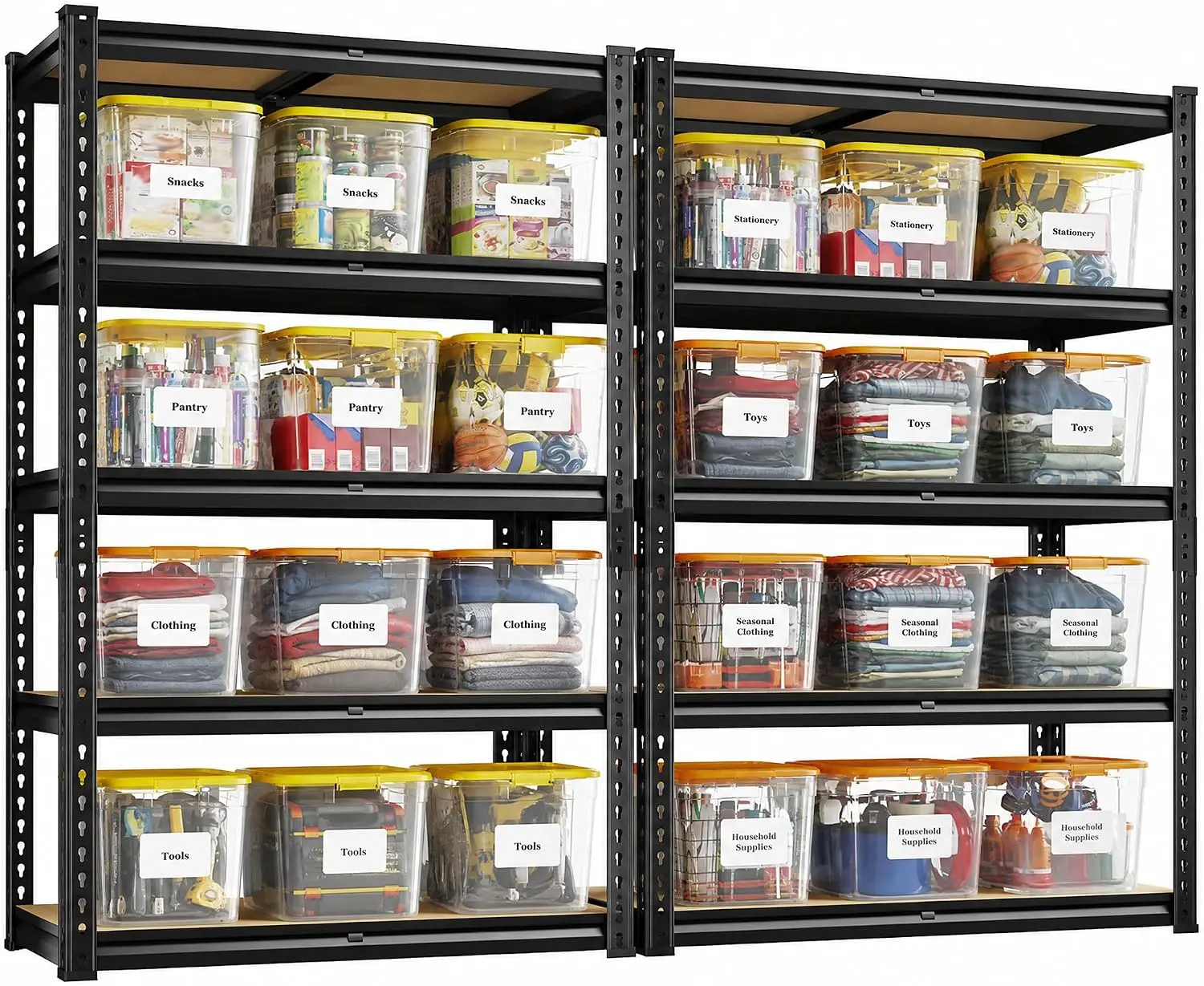 Commercial Kitchen Warehouse - ชั้นวางของ 2 ชิ้น, ชั้นวางของในโรงรถ 5 ชั้น