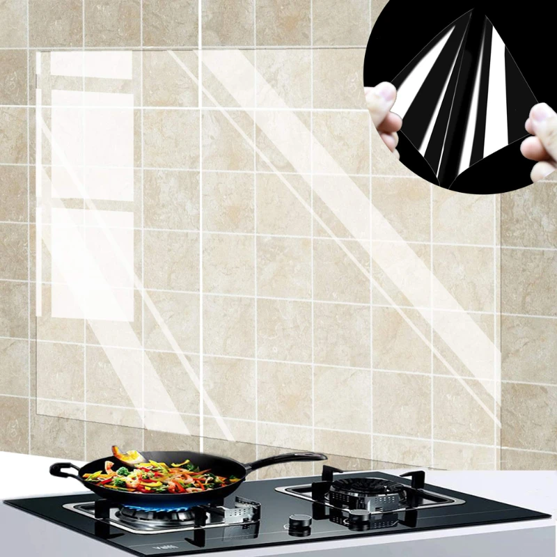 1 PC ครัวน้ํามันสติ๊กเกอร์ติดผ - Commercial Kitchen Wall บทวิจารณ์และราคา