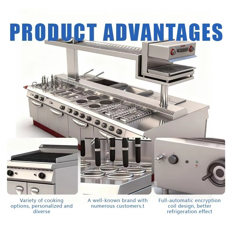 เตาปรุงอาหารแบบรวมสำหรับร้านอา - Commercial Kitchen Cooking บทวิจารณ์และราคา