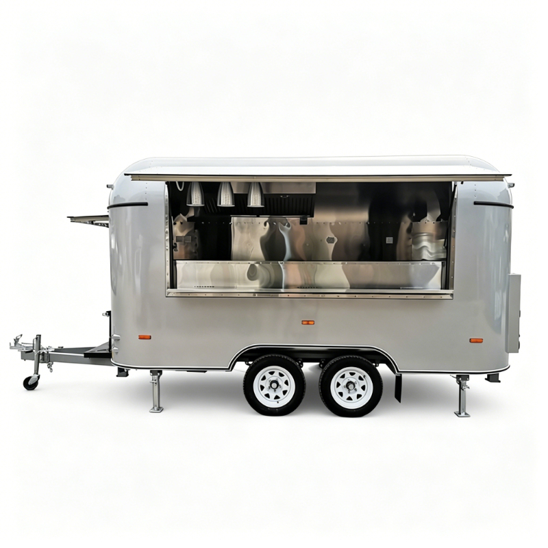 รถพ่วงขายอาหารสแตนเลสพร้อมครัว - Commercial Kitchen Layout บทวิจารณ์และราคา
