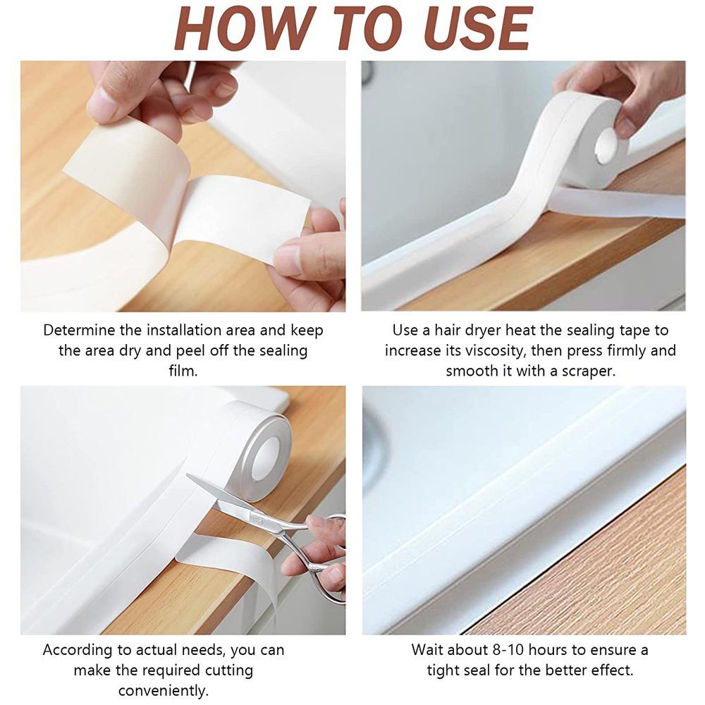 เทปปิดรอยต่ออ่างอาบน้ำ 3.2 เมต - Commercial Kitchen Wall บทวิจารณ์และราคา