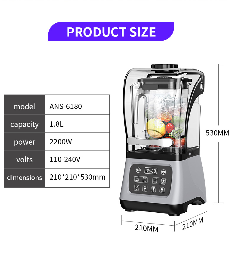 เครื่องเตรียมอาหารเชิงพาณิชย์  - Commercial Blender Heavy Duty บทวิจารณ์และราคา