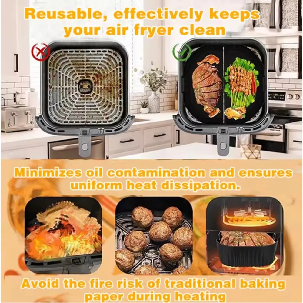 แผ่นกรองน้ำมันซิลิโคนสำหรับหม้ - Commercial Kitchen Cooking บทวิจารณ์และราคา