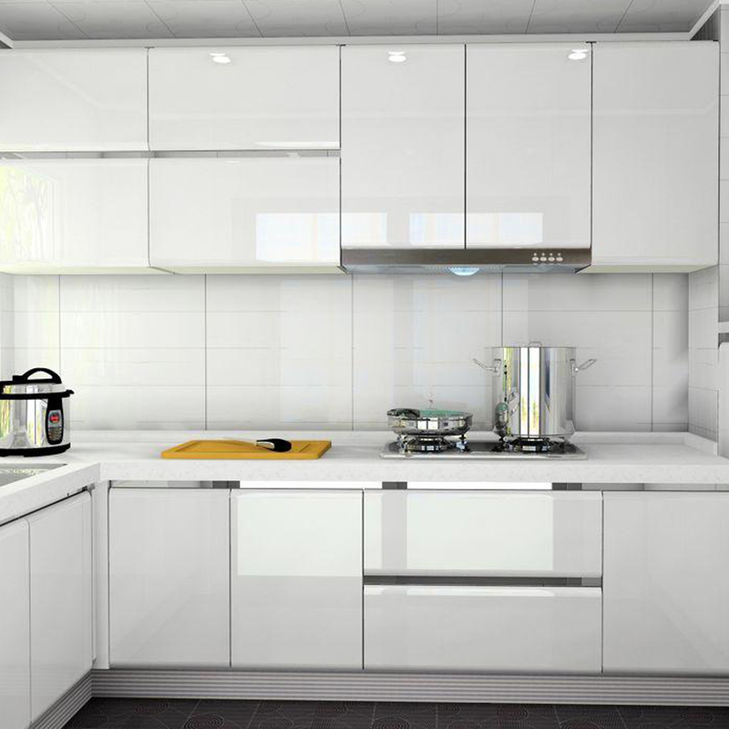 สติ๊กเกอร์ติดผนังสีขาวเงาสำหรั - Commercial Kitchen Wall บทวิจารณ์และราคา