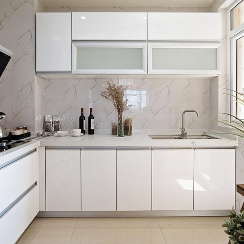 สติ๊กเกอร์ติดผนังสีขาวเงาสำหรั - Commercial Kitchen Wall บทวิจารณ์และราคา