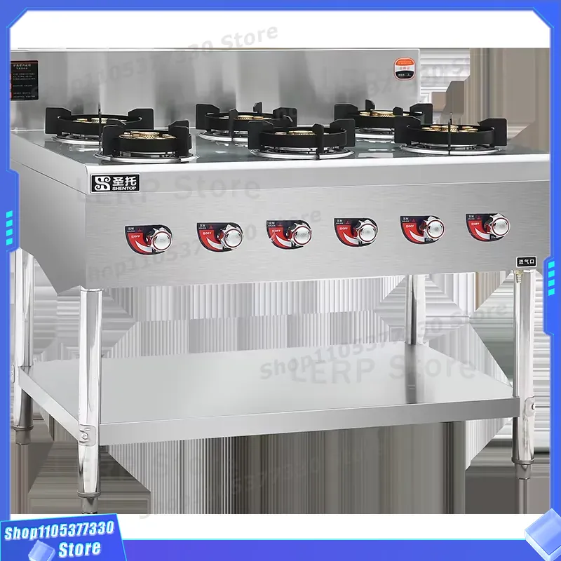 เตาแก๊สแบบตั้งโต๊ะ 6 หัวเตา สำ - Commercial Kitchen Burner บทวิจารณ์และราคา