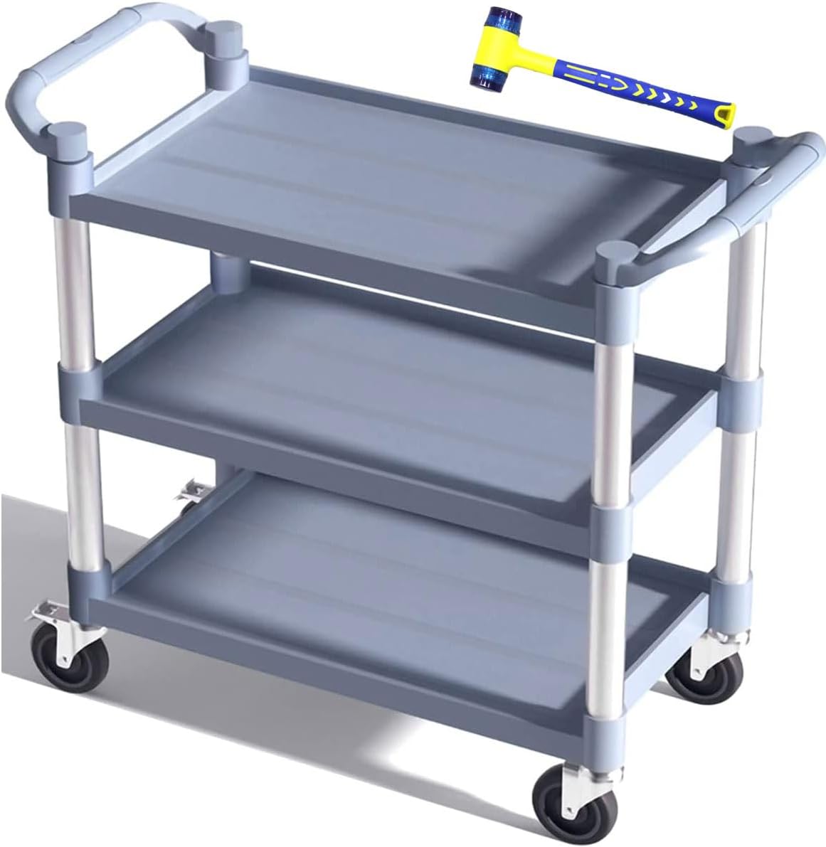 รถเข็นอเนกประสงค์แบบมีล้อสีเทา - Commercial Kitchen Warehouse บทวิจารณ์และราคา
