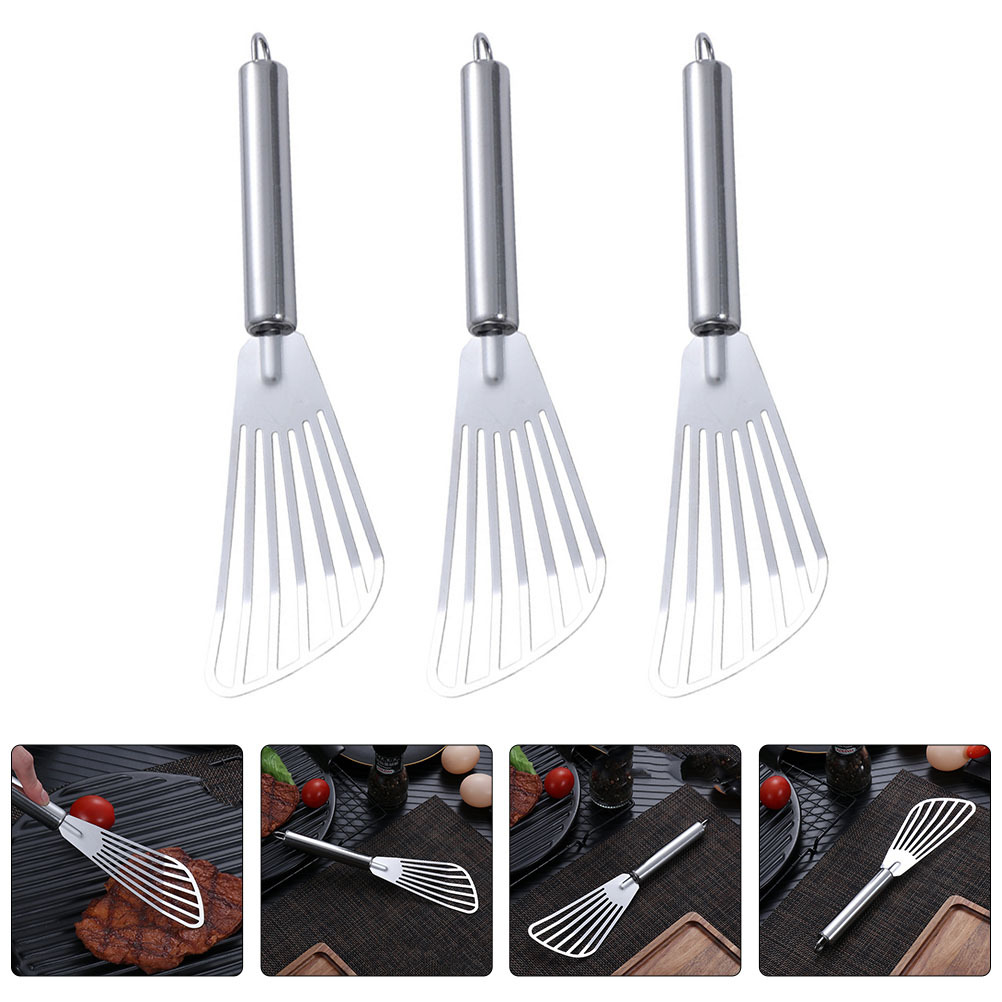 ตะหลิวสแตนเลส 3 ชิ้น สำหรับสเต - Commercial Kitchen Cooking บทวิจารณ์และราคา