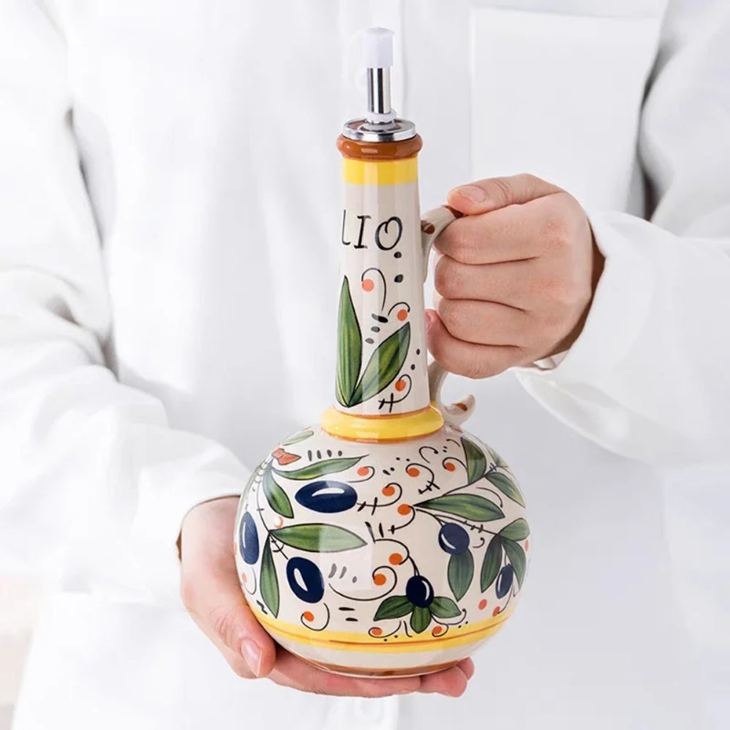 ขวดน้ำมันเซรามิก ขวดซอส ขวดเคร - Commercial Kitchen Cooking บทวิจารณ์และราคา